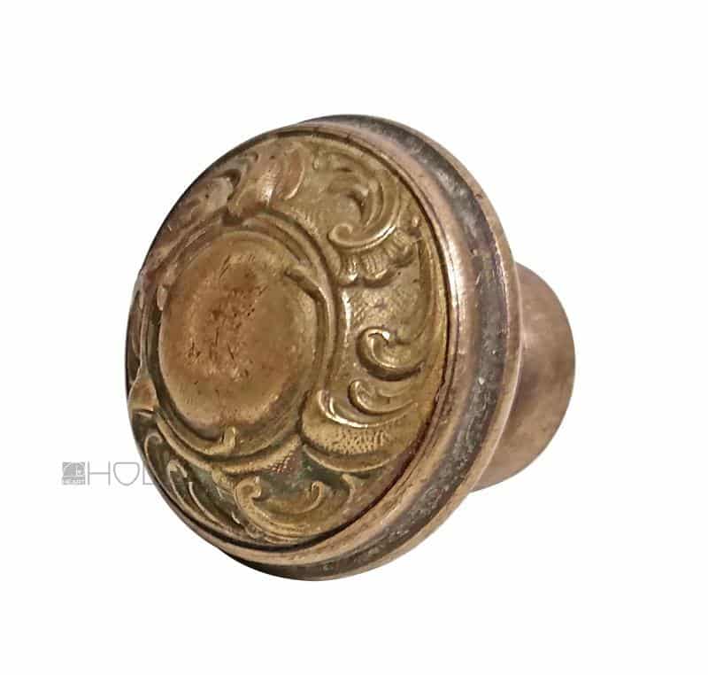 Möbelknopf antik Messing alt Möbelknauf Möbelgriff 34mm