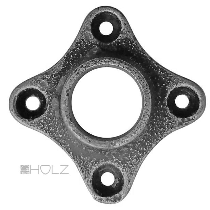 Tür Drückerrosette 1920er Eisen Türdrücker alt Türklinke 19.2mm