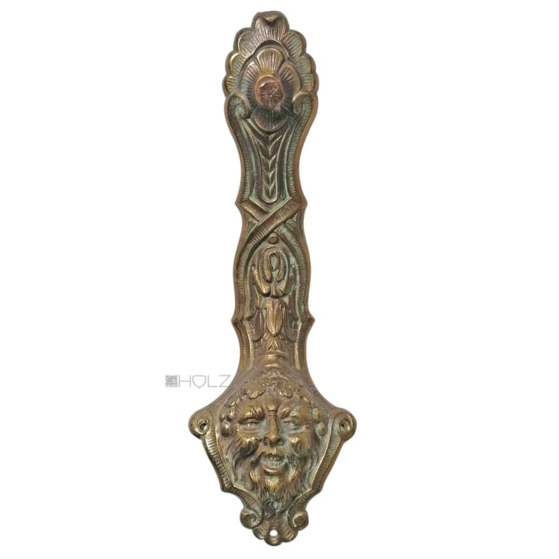 Bronze Möbelbeschlag antik Satyr Möbelbein prächtige 30cm