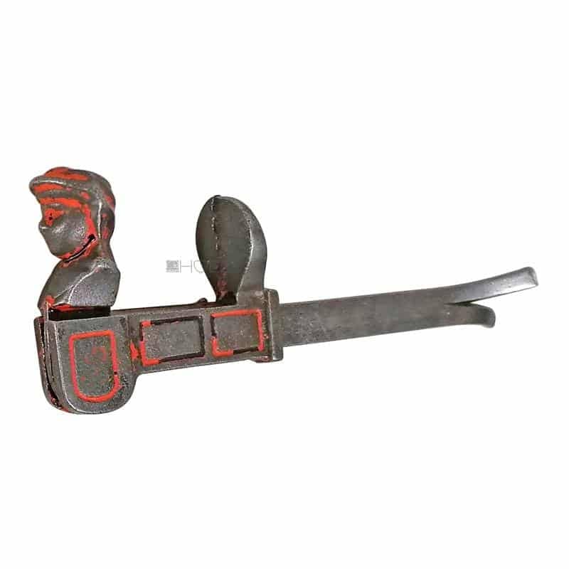 Fensterladen Halter Ladenhalter Marktfrau antik Mauerkloben 32mm alt