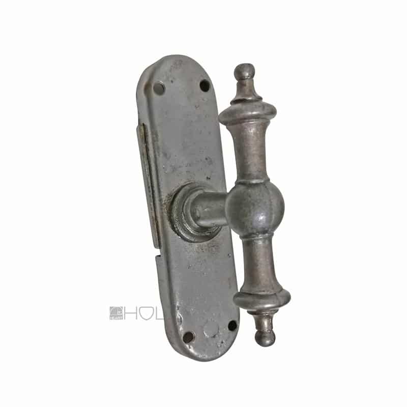 Fenster Basküle antik 1920er Fensterolive alt Ball Eisen Getriebe Einreiber links