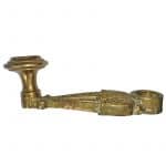 Espagnolette antik Griff Fenstergriff Zirkelriegel alt Perle 14cm