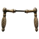 Türdrücker antik prächtig alt Türklinken gewunden 16.9mm 8er Vk