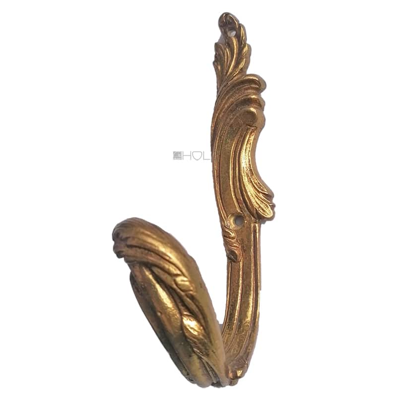 Raffhalter antik Bronze vergoldet Vorhanghalter 17cm