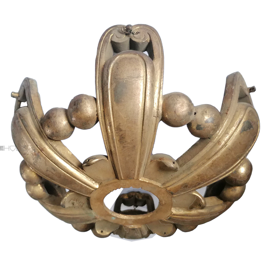 Lampe Bronze antik Schale alt prächtig 1580gr. 22cm
