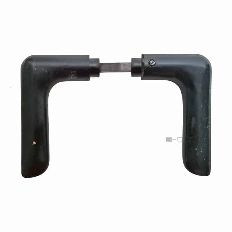Türdrücker schwarz Kunststoff DDR Vintage Türklinken