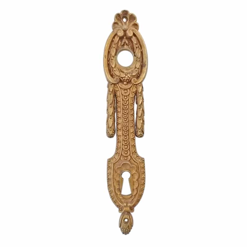 Langschild antik Bronze feuervergoldet alt Empire 16.2 mm 116