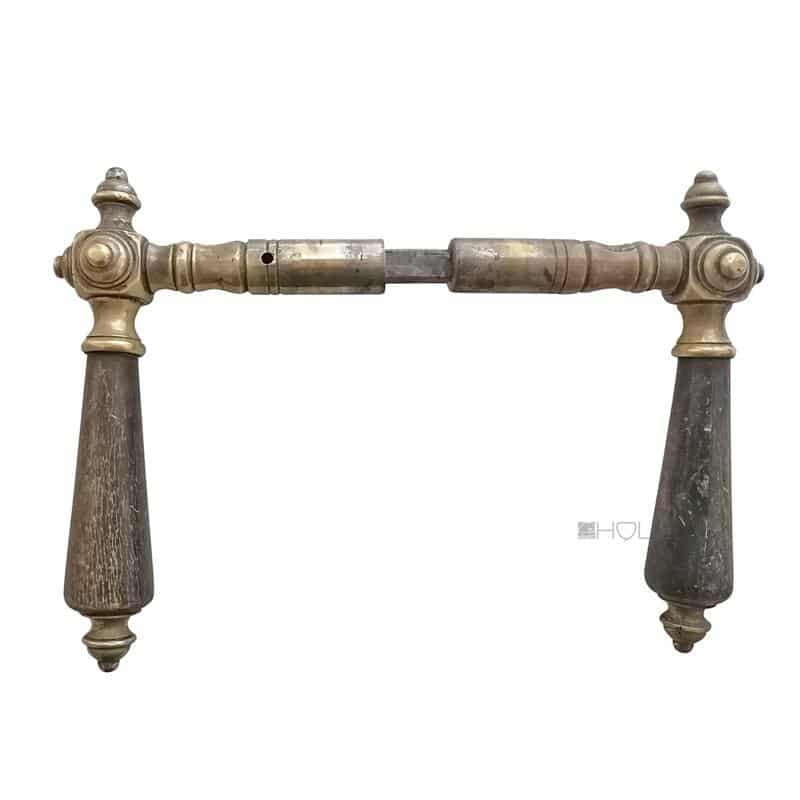 Türdrücker antik Gründerzeit Türklinken Würfel alt Horn 15mm 8er Vk