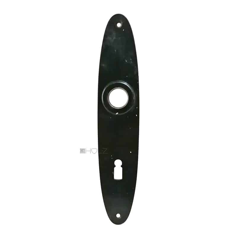 Bauhaus Langschild alt Türklinke Kunststoff oval schwarz 19.3mm 72 Bauhaus Langschild alt Türklinke Kunststoff oval schwarz 19.3mm 72