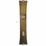 Langschild Jugendstil floral alt Türdrücker 16.7mm 78