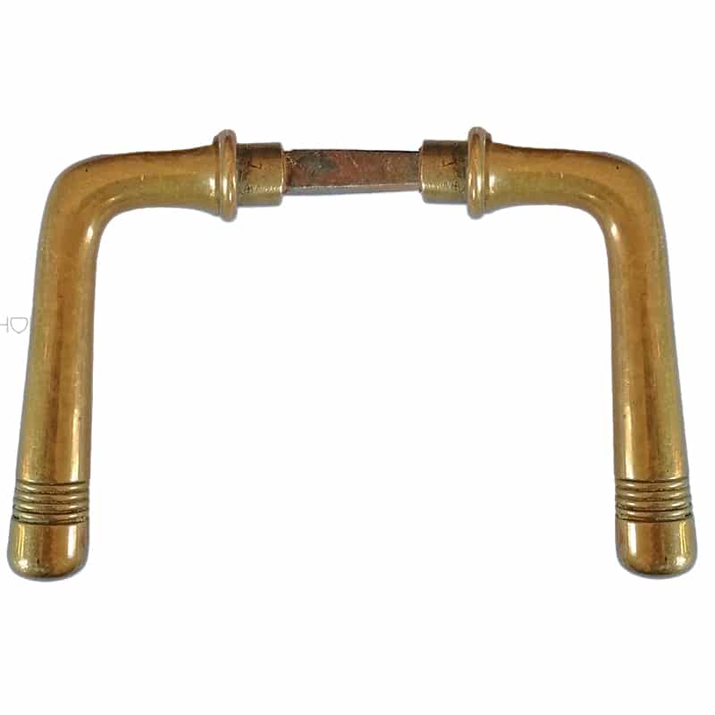 Türdrücker Jugendstil Avantgarde alt Streifen rund 16mm 9/10er Vk