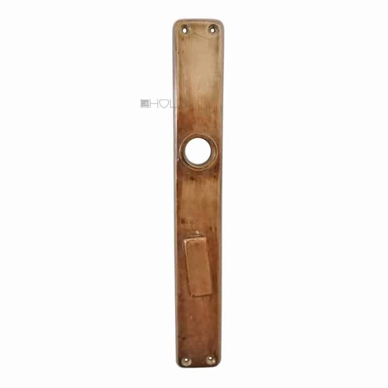 Jugendstil Langschild Avantgarde alt Türdrücker 17.1mm 72