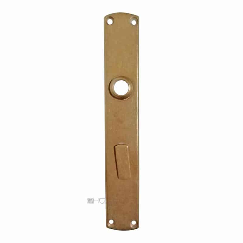 Langschild alt Jugendstil halbrund Türdrücker 17.2mm 78