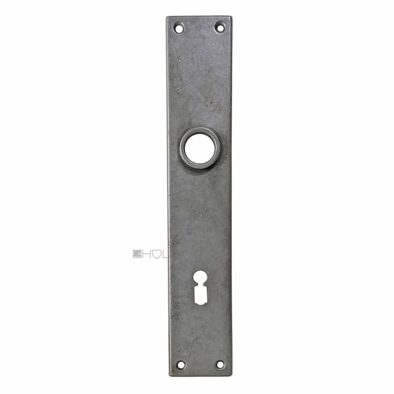 Langschild Bauhaus als Stahlblech Türdrücker groß 21.3mm 92