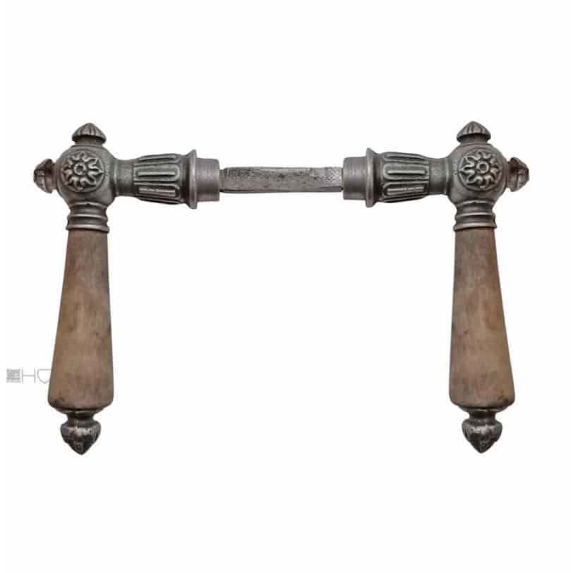 Türdrücker antik Türklinken Eisen Blüte alt 19mm 8er Vk Türdrücker antik Türklinken Eisen Blüte alt 19mm 8er Vk