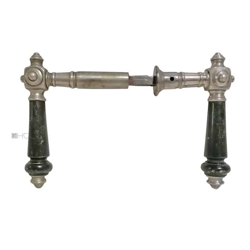 Kastenschloss Türdrücker antik Würfel vernickelt alt 19.3mm 8er Vk - types of door handles