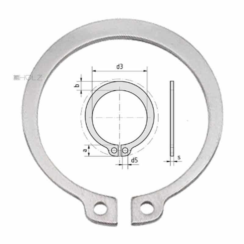 Seegering Sicherungsring Sprengring Edelstahl C Clip DIN 471 Seegering Sicherungsring Sprengring Edelstahl C Clip DIN 471