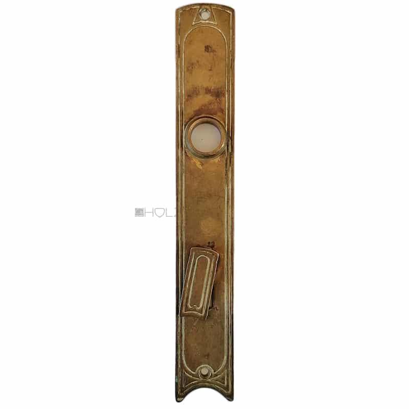 Langschild Jugendstil Avantgarde alt halbrund 17.3mm 78