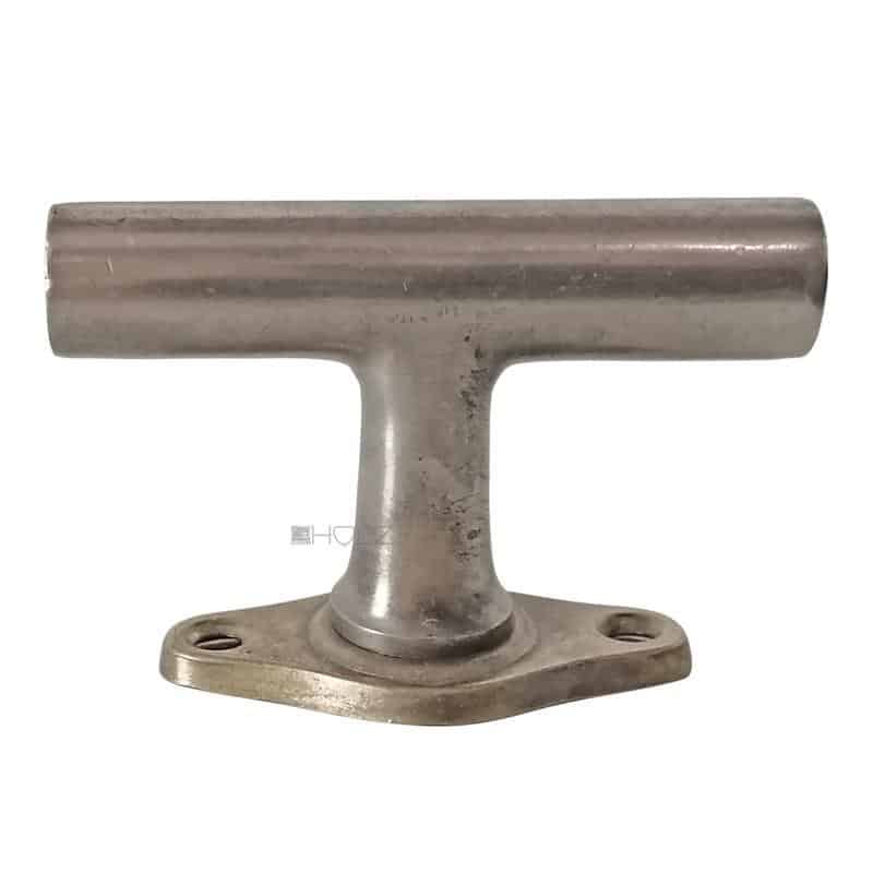 Bauhaus Fensterolive alt Fenstergriff Stab Messing vernickelt 43
