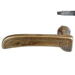 Türdrücker Jugendstil Avantgarde alt Wohnungseingang rechts 17.2mm 9er Vk