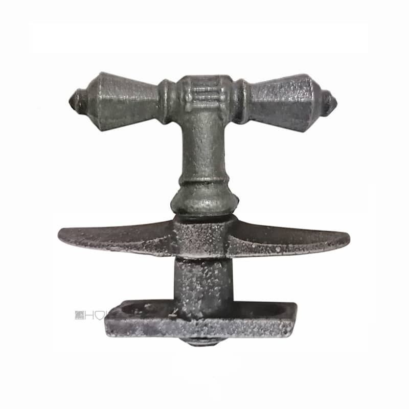 Fensterolive antik Fenstergriff Eisen Vorreiber Fenster alt polygon 16mm Fensterolive antik Fenstergriff Eisen Vorreiber Fenster alt polygon 16mm